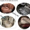 PU Leather Car Seat Cover for Sedan/SUV, Single Seat Without Backrest, 1PC (3D-Beige)