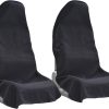 61EHR7iiaOL._AC_SL1500_ Universal Car Seat Covers, 2-Pack Black – Washable, Non-Slip, Waterproof & Sweatproof
