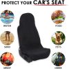 Waterproof Car Seat Cover Universial Fits Car Sweat Towel for Trucks SUV Car Seat Protector Black