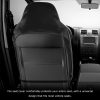 Car Towel Seat Cover, Waterproof Non-Slip Front Seat Protector (Black)