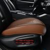 Luxury Leather Front seat Cover, Non Slip All Inclusive with Storage Bag, Suitable for 95% Sedan, SUV, Truck, 1 Piece Coffee