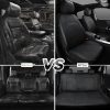 71CbMuTnLbL._AC_SL1500_ Universal Deluxe Pu Luxury Vinyl Faux Leather Car Seat Covers Full Set, Airbag Compatible, Breathable, Fit for Cars, Trucks, SUV (All Black)