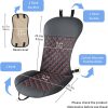 71lyFantvoL._AC_SL1500_ 2-Pack Waterproof Leather Car Seat Covers, Non-Slip, Airbag Compatible, Universal Fit for Cars, SUVs, Vans, Trucks (Black-Red)