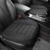 2 Pack Black Leather Front Seat Covers, Full Wrap, Waterproof – Fits Most Cars, Trucks, SUVs